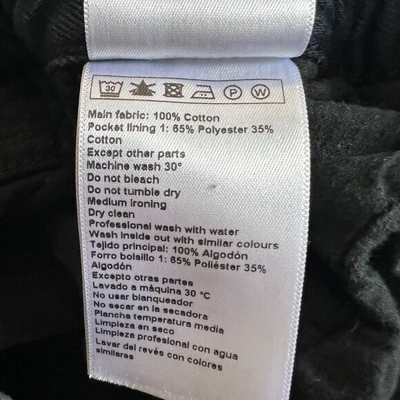 Ba&sh Jalia High Waist Paperbag Black Trouser Pant Size 0 - Picture 8 of 11